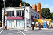 2015: The two-storey mixed-use building formerly housing a Coffee Time coffeeshop pre-demolition