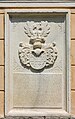 English: Epitaph with coat of arms of Gerhard Himelberger Deutsch: Wappengrabplatte des Gerhard Himelberger