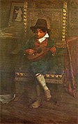 Belmiro de Almeida, Menino com Bandolim, c.1893, óleo sobre tela, 150 × 100 cm, Acervo da Pinacoteca do Estado de São Paulo