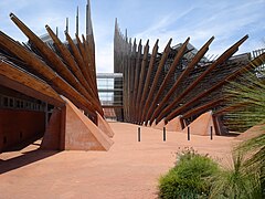This is an image of the entrance at Edith Cowan University in Joondalup.