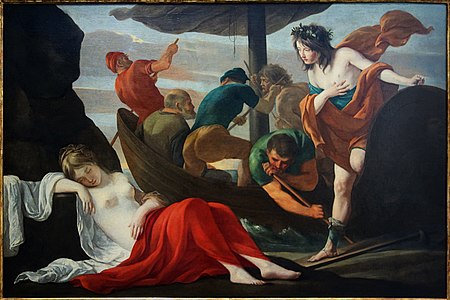 Bacchus découvrant Ariane à Naxos, Frères Le Nain, vers 1635.