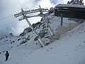 Fertige Bergstation Karlesjochbahn