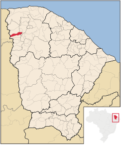 Kart over Ubajara