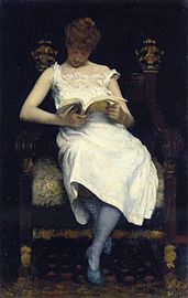 Czytająca dziewczyna, 1893, kolekcja prywatna