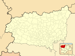 Sahagúnの位置（レオン県内）