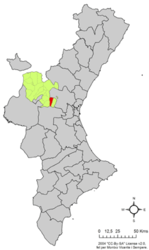 Bugarra – Mappa