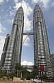 Die Petronas-torings in Kuala Lumpur.
