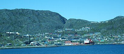 Vue générale de Qaqortoq.