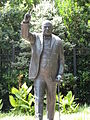 Winston Churchill near British Embassy Washington, D.C.