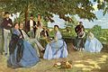 Réunion de Famille (1867) Frédéric Bazille, Musée d'Orsay, Parijs