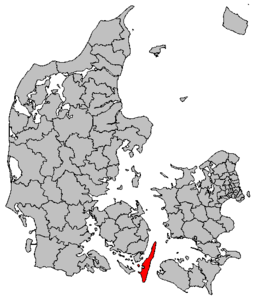Langeland – Localizzazione