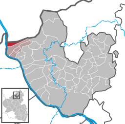 Läget för Rheinbreitbach i Landkreis Neuwied