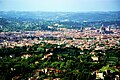 Blick über Florenz von Fiesole aus