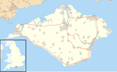 Gurnard is located in Isle of Wight