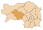 Lage des Bezirkes Murtal innerhalb der Steiermark