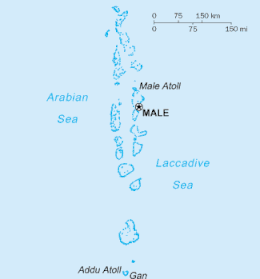 Maldive - Mappa