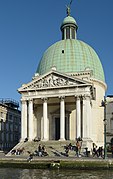 L'église San Simeone Piccolo (1738), à Venise.