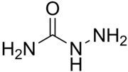 Structuurformule van semicarbazide