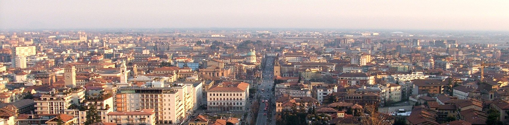 Bergamo panorámája
