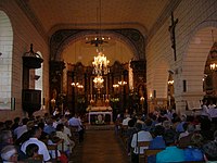 Intérieur de l'église.