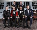 Royal Air Force (UK) chaplains wearing formal dress