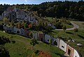 Die von Friedensreich Hundertwasser entworfene Rognertherme in Bad Blumau, Steiermark