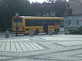 A Nagymező utca felől a legutolsó 360-as busz érkezett a Konstantin téri megállóba egy júliusi kora estén
