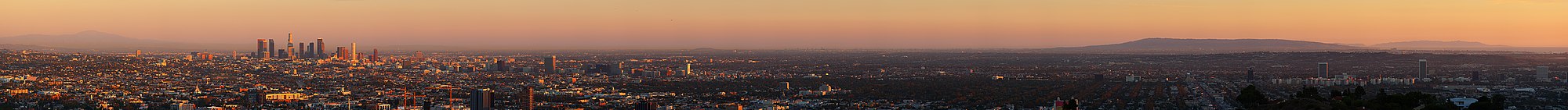 Los Angeleseko ikuspegi panoramikoa.