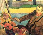 Paul Gauguin, Le peintre de tournesols, portrait de Vincent van Gogh, 1888