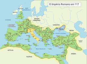 Италия на карте Римской империи