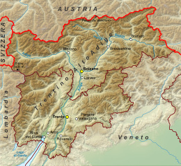 Trentino-Alto Adige – Mappa