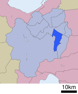 Location of Toyohira-ku in Sapporo