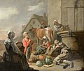 Peasants resting at a well, 17th century, Abraham Willemsens