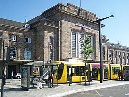 Haupteingang des Bahnhofs Mulhouse-Ville