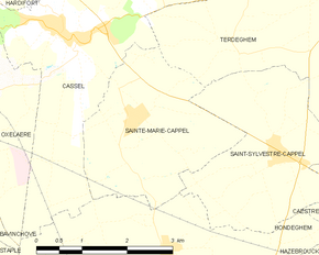 Poziția localității Sainte-Marie-Cappel