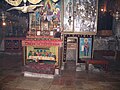 The Tomb of Mary: facade covered in icons and entrance door