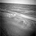 Sand dunes on Mars.