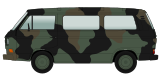 Bundeswehr-Version in Bronzegrün oder Fleckenanstrich (ab 1984)