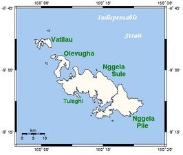 Kaart van Tulagi