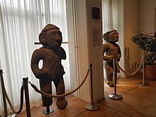 Stone figures from Costa Rica at the Museum of Ethnography, Stockholm. They were brought to Sweden by Carl Vilhelm Hartman.