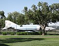 An F-4 Phantom II in a recreational park in Dumas