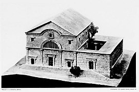 Watzingers Modell der Synagoge (1916)