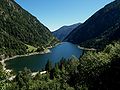 Der Lago di Malga Boazzo, der vom Chiese gespeist wird