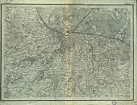 Bauskas apriņķa rietumu daļa (Bauskas un Iecavas apkārtne) (1915)