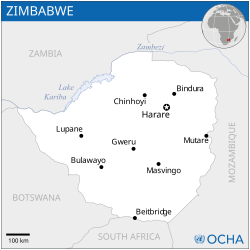 Lokasi Zimbabwe