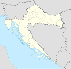 Klis na mapi Hrvatske