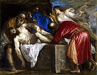 Entierru de Cristu Oleu sobre llenzu, 137 x 175 cm, Muséu del Prado (Madrid).