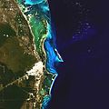 Photo satellite de Cancún
