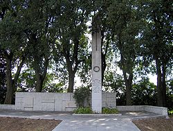 Memorial column of Mille Miglia