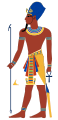 Faraon w błękitnej koronie kopersz